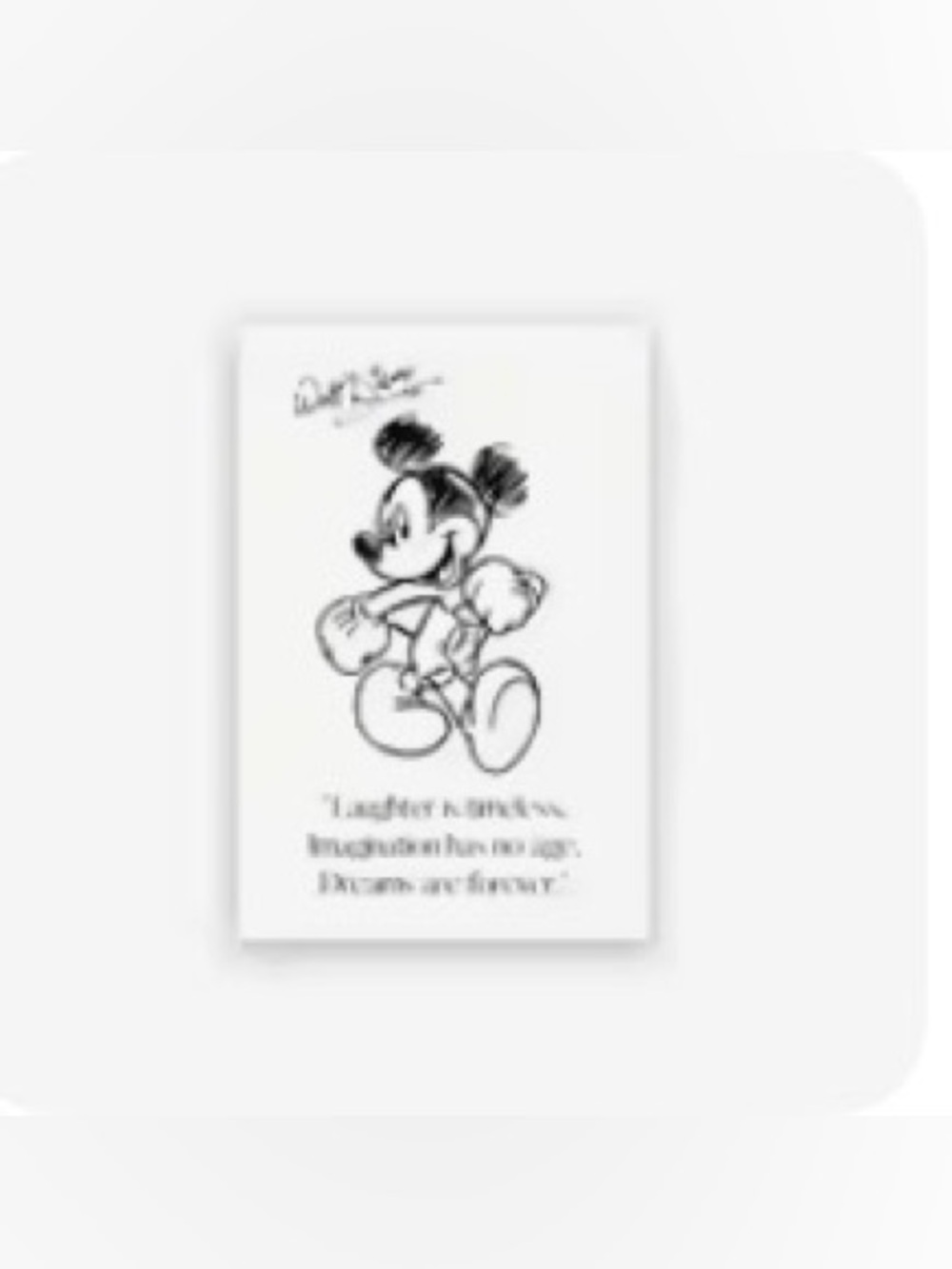 Mickey Quote Print